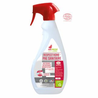 Nettoyant détartrant désinfectant ecocert prêt à l’emploi Respect Home sanitaire pulvérisateur 750ml