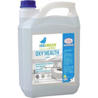 Désinfectant virucide Ecocert prêt à l'emploi Oxyhealth bidon de 5 litres