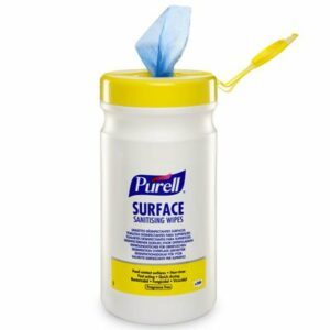 Lingettes désinfectantes normes alimentaires Purell