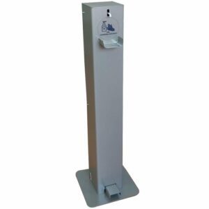 distributeur de gel hydroalcoolique sur pied