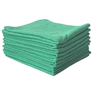 Lavette microfibre verte