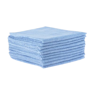 Lavette microfibre bleue