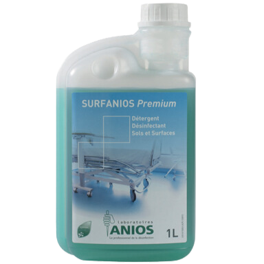 Détergent désinfectant SURFANIOS PREMIUM Anios bidon 1L